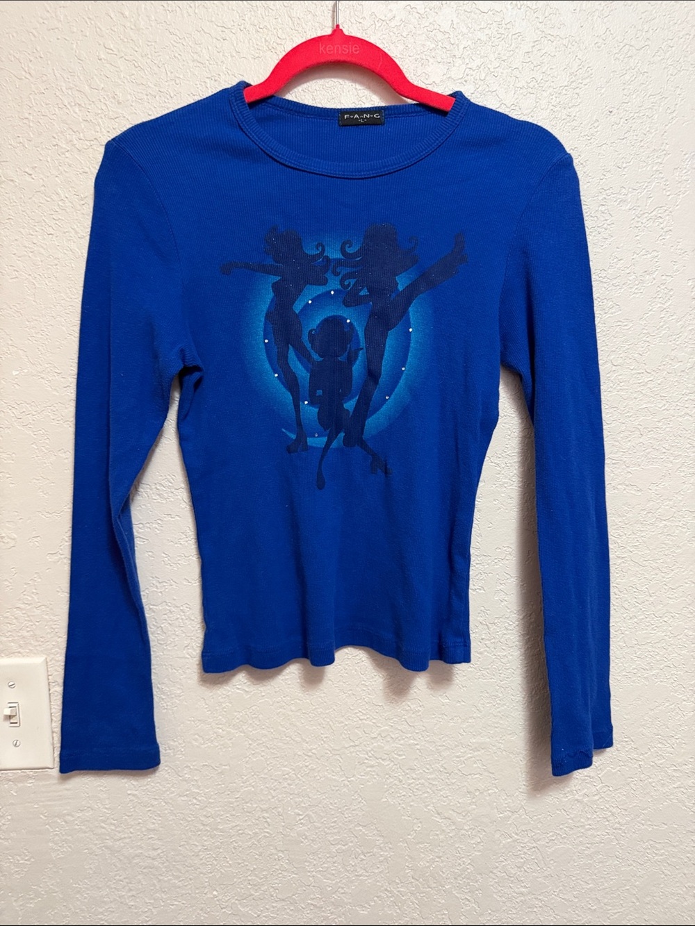 FANG Royal Blue Long-Sleeve Graphic Tee